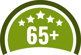 65+ years of experience icon