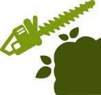 Hedge trimming service hover icon