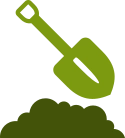 Tree mulching service hover icon