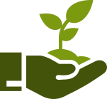 Tree planting service hover icon