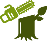 Tree removal service hover icon